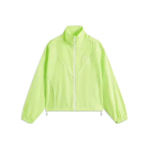 LINING Sports Trend Series Тренчкот Женский Lime Green