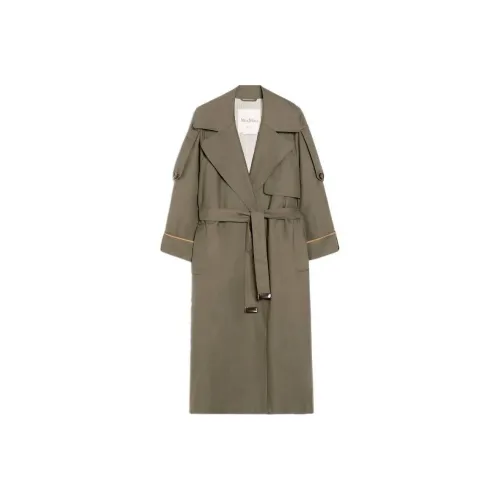 MaxMara Серое Женское Пальто