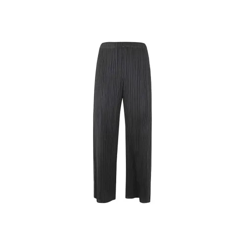 PLEATS PLEASE ISSEY MIYAKE Черные Женские Повседневные Брюки