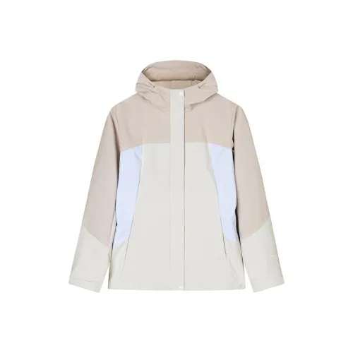 ANTA Ветрозащитная ветровка Женская Рыбка Belly Белый