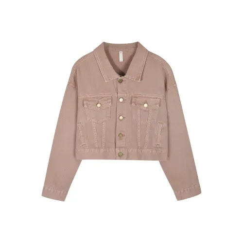 MISHOW Denim Jacket Women's Pink