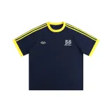 Темно-синий и желтые полоски