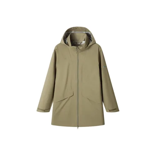 OUTDOOR PRODUCTS Водонепроницаемый Ветровка Женский Оливково-зеленый