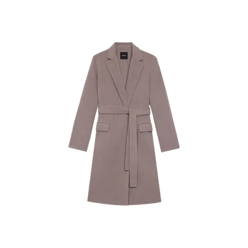 THEORY Пальто Женское Серый Фиолетовый