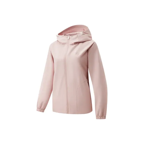 PEAK Comprehensive Sports Series Тренчкот Женский Красный Розовый