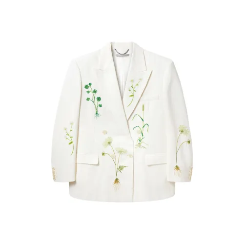 Stella McCartney SS25 Бизнес-костюм женский кремовый