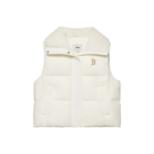 Mlb Base Logo Basic Collection Basic Boston Red Sox FW24 Жилет Женские Кремовый