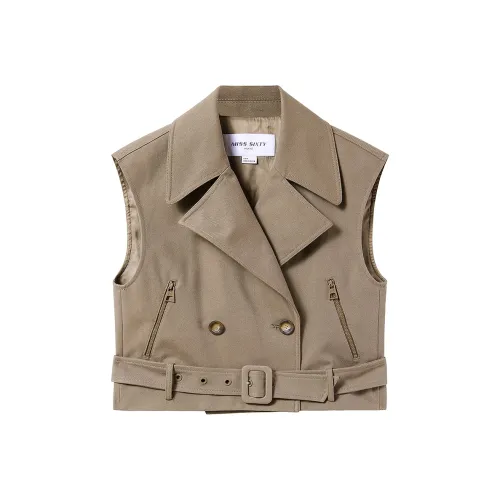 Miss Sixty Хаки Женские Жилеты