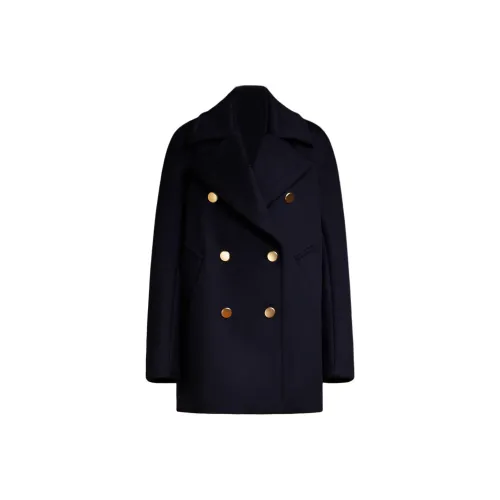 MaxMara Berta Collection Пальто Женское Морской Синий
