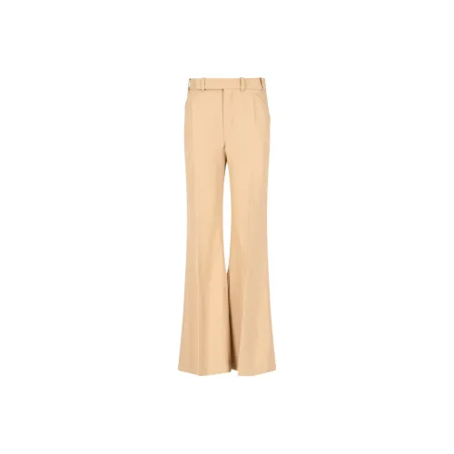 Chloé Экрю Женские Повседневные Брюки
