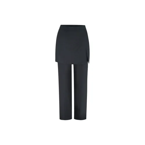 Little Pull Повседневные брюки Женские Темно-серый