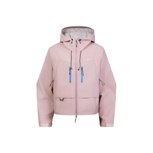 GUUKA TECH Тренчкот Женский Темно-Розовый