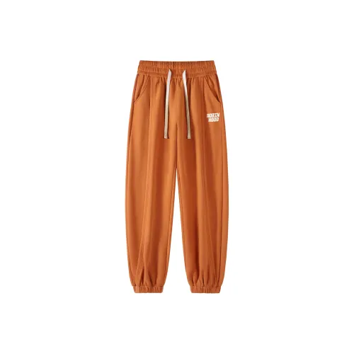 ROBINHOOD Повседневные брюки Унисекс Оранжевый Красный