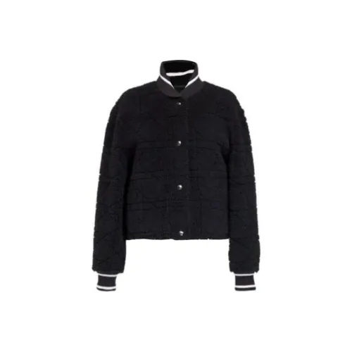 DIOR FW24 Velvet Feel Пальто Женское Черное