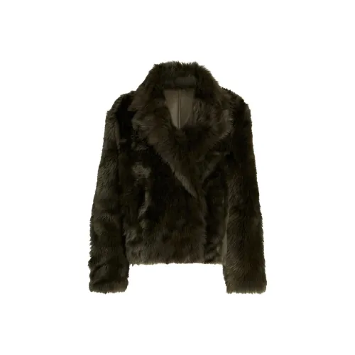 Yves Salomon Зеленый Женские Меховые изделия