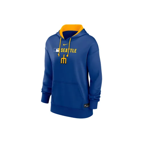 nike x MLB ThermaSeattle Mariners Свитшот Женские Морской синий