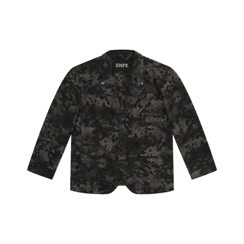 SMFK Бизнес костюм унисекс черный камуфляж сад