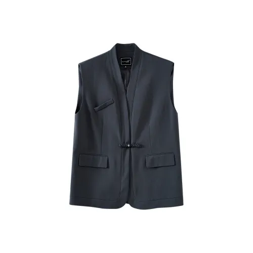 OUNIXUE Серый Женские Жилеты