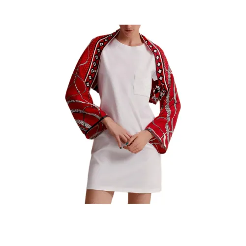 HERMES Плащ Женский Многоцветный