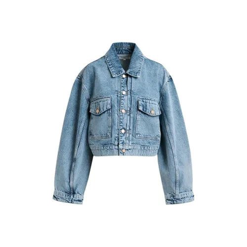 Essentiel Antwerp Синие Женские Джинсовые Куртки