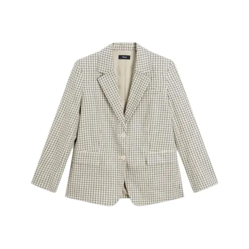 THEORY Бизнес-костюм женский смешанный кремовый