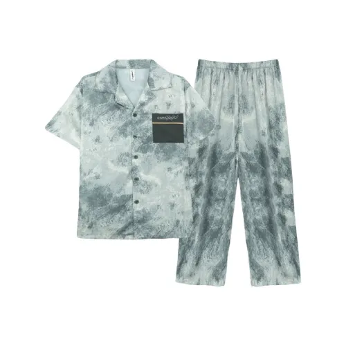 LUYOUYE Бледно-зеленый Мужской Пижамный комплект