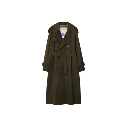 Burberry Тренчкот Женский Зеленый