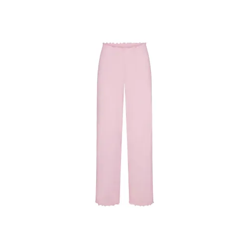 Skims Valentine's Day Collection Вишневый цветок/Розово-вишневый Женские Повседневные брюки