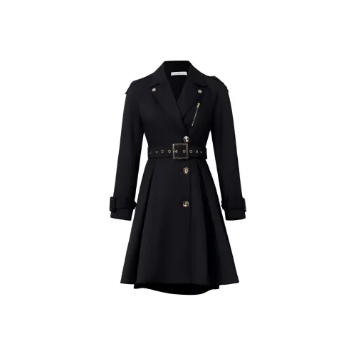 AUI Черный Женский Тренч