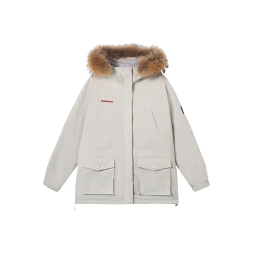 GTLA PARKA Пальто Женское Светло-Серый Зеленый