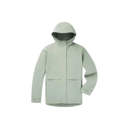 Columbia совместный бренд Поход Водонепроницаемый и Ветрозащитный Ветровка Женские Зеленый