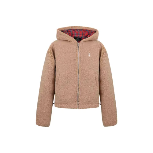 INSLIISA Вельвет Feel Куртка Женская Коричневая