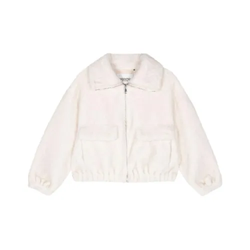 ESSENTIEL ANTWERP SS24 Вельвет Feel Пальто Женское Экрю