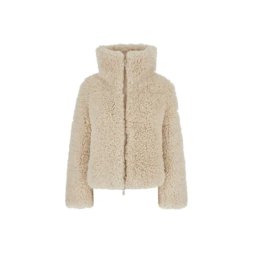 SAVE THE DUCK Вельвет Feel Пальто Женское Бежевый