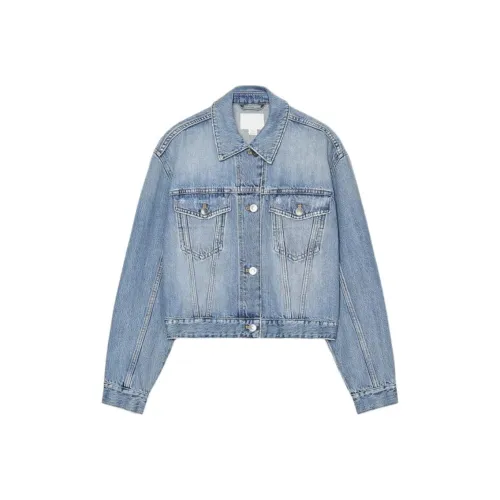 ZARA Valentine's Day Collection Синие Женские Джинсовые Куртки