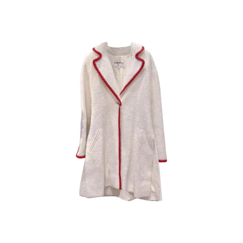 CHANEL Белое Женское Пальто