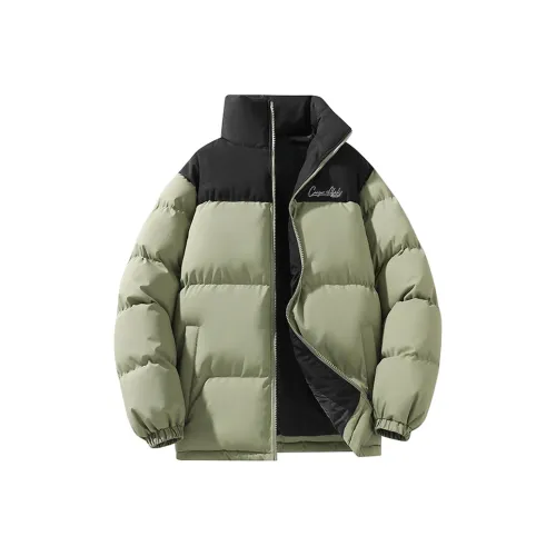 COMGM Хлопковый пуховик унисекс серый зеленый