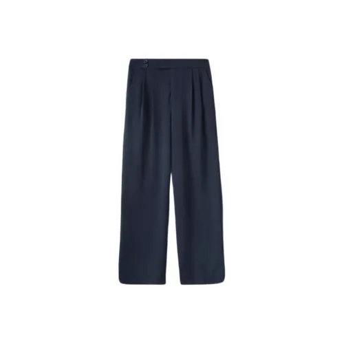Mo Han Yi Mei Повседневные брюки Женские Темно-синий