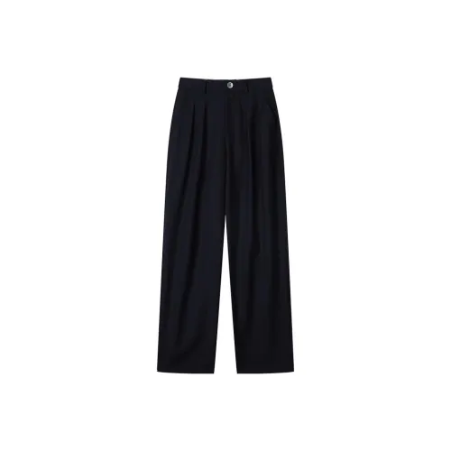 HOWL STUDIO Темно-синие Женские Повседневные Брюки