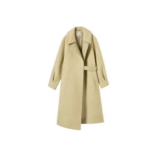 DIALOGUE Теплое Солнечно-желтое Женское Пальто