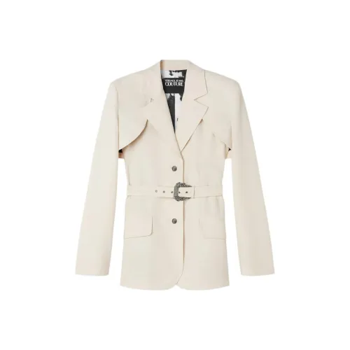 VERSACE JEANS COUTURE Бизнес-костюм Пальто Женское Белое