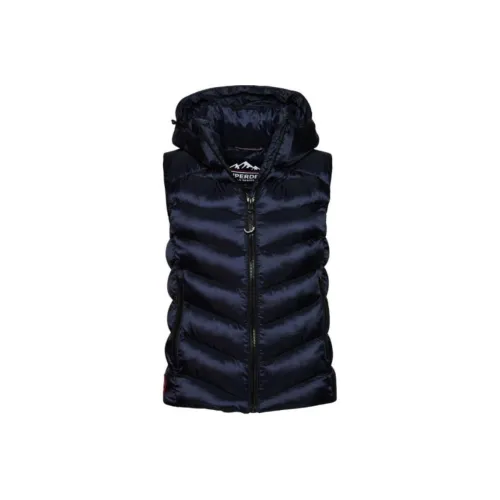 SUPERDRY Жилет Женские Navy Blue