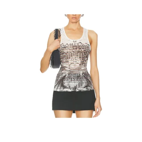 Jean Paul Gaultier Майка Женская Белая