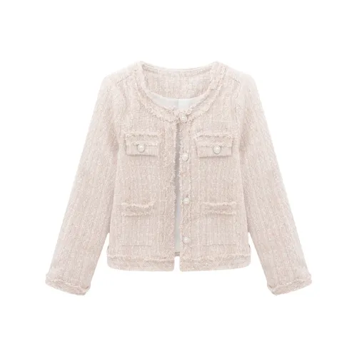 ZWTX STUDIO Cropped Jacket Women's Pink