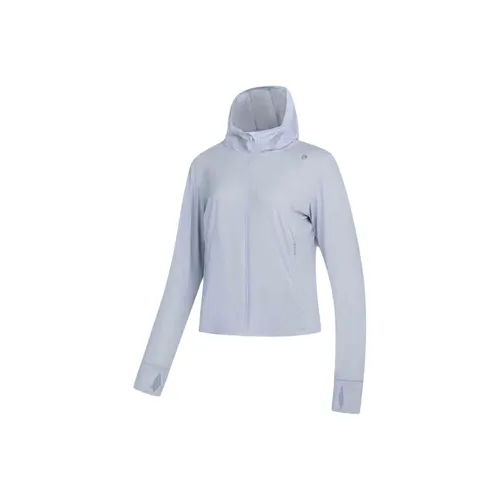 QIAODAN Sports Life Collection Туманно-голубой Женская одежда с защитой от УФ-лучей