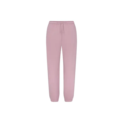 SKIMS FW24 Cotton Fleece Classic Jogger Casual Pants Women's DUSK Nightfall Color