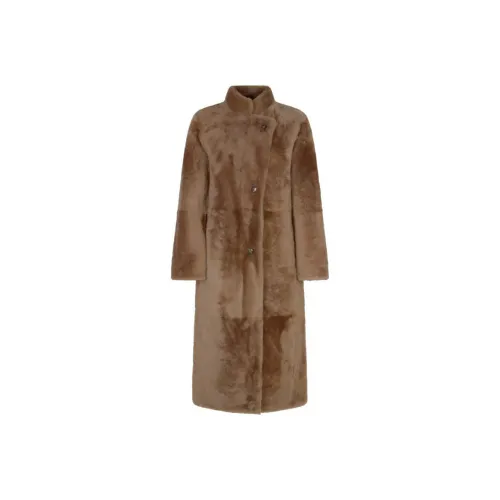 Yves Salomon Коричневый Женские Меховые изделия