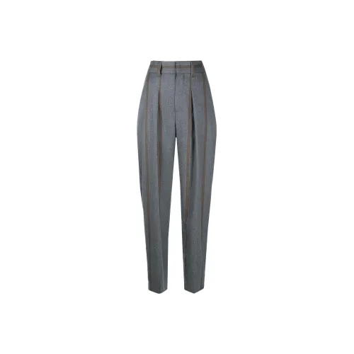 Brunello Cucinelli Серые Женские Повседневные Брюки