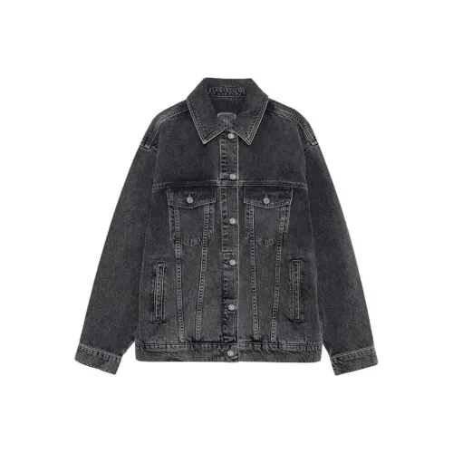 Anine Bing Denim Куртка Женская Серого цвета