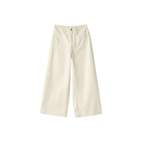 Skechers Yazhuan Series Повседневные брюки Женские Лотосовый белый